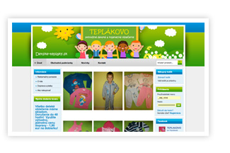 dizajn www.detske-teplaky.sk