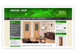dizajn www.inhouse.sk