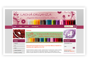 dizajn www.lacnaorganza.sk