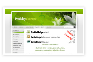 dizajn www.produktyzkonope.sk