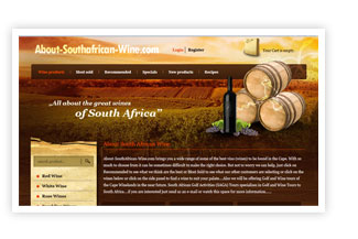 dizajn www.about-southafrican-wine.sk