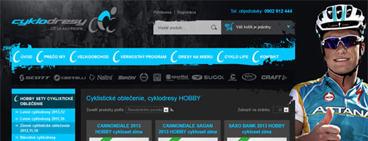 Cyklistické dresy, cyklistické nohavice, návleky na tretry, cyklo doplnky