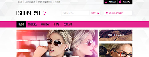 E-shop so značkovými okuliarmi